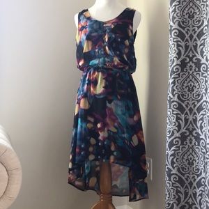 Mossimo hi-low multi-colored dress